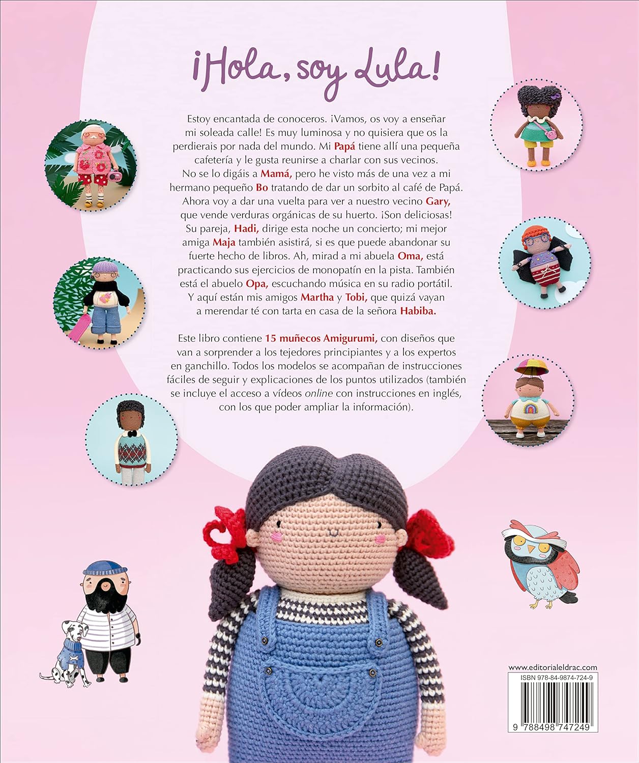 Lula y sus Amigos Amigurumi: 15 Divertidos y Simpáticos Muñecos de Ganchillo - Imagen 2