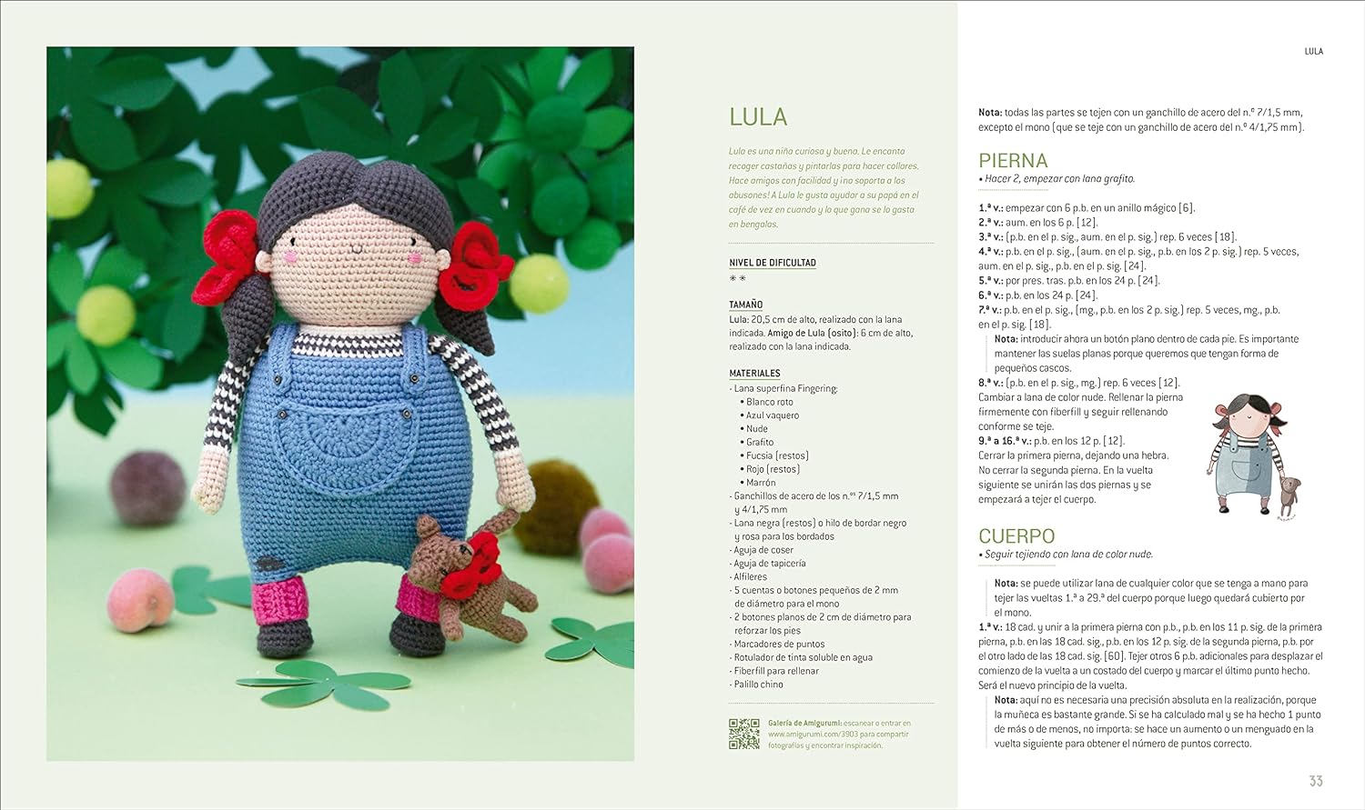 Lula y sus Amigos Amigurumi: 15 Divertidos y Simpáticos Muñecos de Ganchillo - Imagen 4