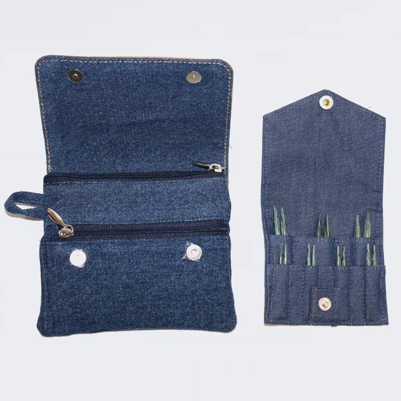 Set de Agujas Circulares Intercambiables Short - Indigo Denim de KnitPro - Imagen 2